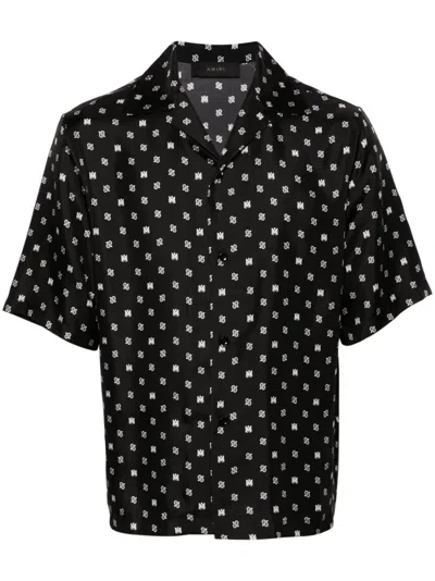 Amiri Black Ma Paisley Silk Shirt