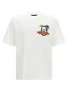 Amiri White Crewneck Printed T-shirt In White