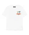Amiri White Crewneck Printed T-shirt In White