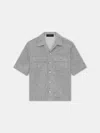 Amiri Ma Pinstripe Camp Shirt