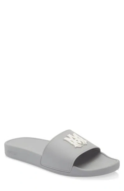 Amiri Ma Pool Slide Sandal In Gray