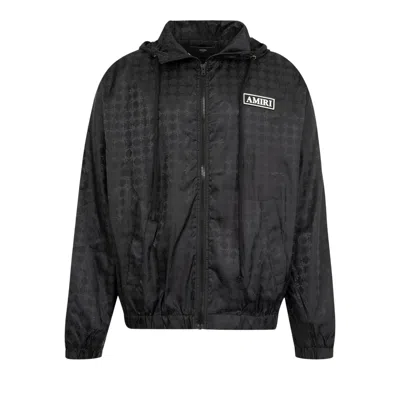 Pre-owned Amiri Ma Quad Ao Nylon Windbreaker 'black' | Men's Size L