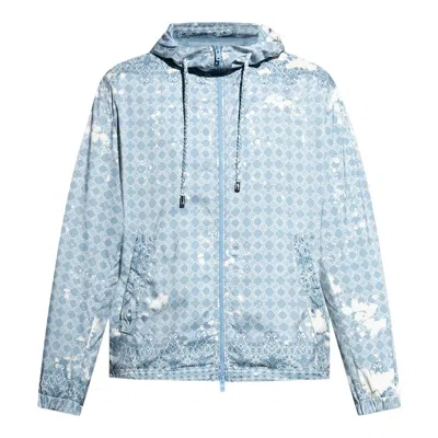 Amiri Ma Quad Bleach Windbreaker In Blue