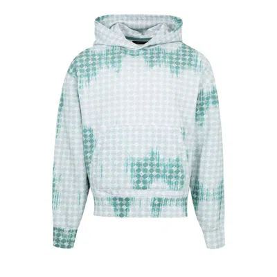 Pre-owned Amiri Ma Quad Bleached Hoodie 'marine' | Blue | Men's Size Xl