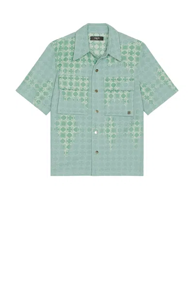 高級感のある光沢デザイン!!【AMIRI】MA Quad ブリーチ シャツ Amiri Green Ma Quad Bleached Shirt In Bleach Ma Quad | ModeSens