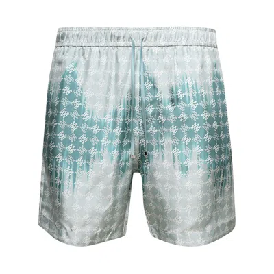 Pre-owned Amiri Ma Quad Bleached Short 'marine' | Blue | Men's Size Xxl