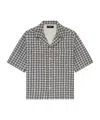 Amiri Ma Quad Boucle Camp Shirt In Black