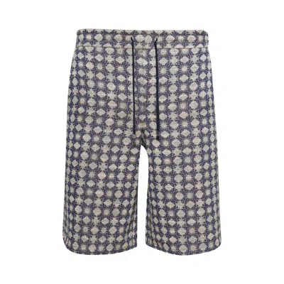 Pre-owned Amiri Ma Quad Boucle Short 'midnight Blue' | Men's Size L