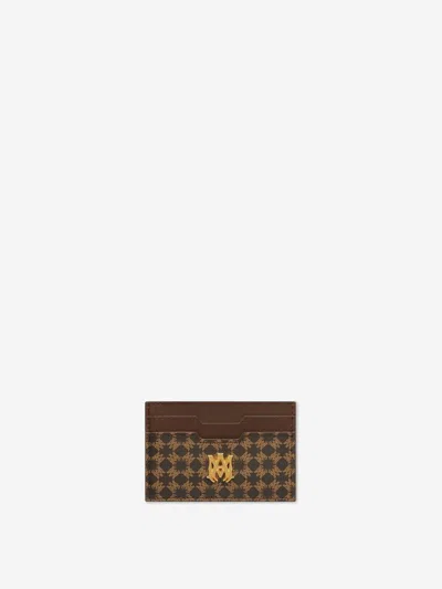 Amiri Ma Quad Card Holder In Brown
