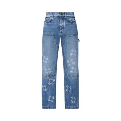 Pre-owned Amiri Ma Quad Carpenter Jean 'nightfall' | Blue | Men's Size 33