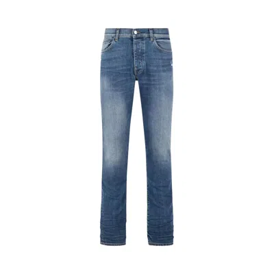 Pre-owned Amiri Ma Quad Carpenter Jean 'nightfall' | Blue | Men's Size 34