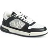 Amiri 'ma Quand' Black And White Low Top Sneakers With Logo Patch On The Tongue And Logo Lettering On The In Black