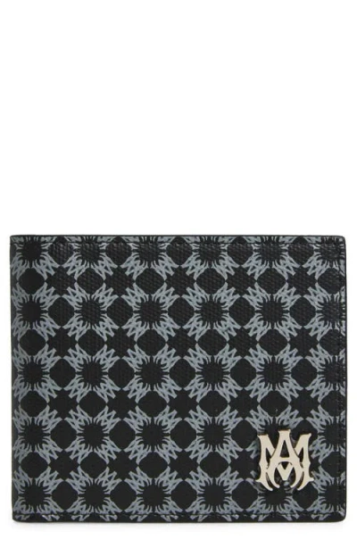 Amiri Ma Quad Coated Canvas Bifold Wallet In Black