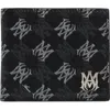 Amiri Ma Quad Coated Canvas Bifold Wallet In Black