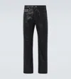 Amiri Ma Quad Coated Straight Jeans In Black