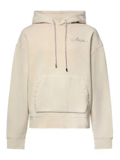 Amiri Ma Quad Cotton Sweatshirt With Logo In Neutral