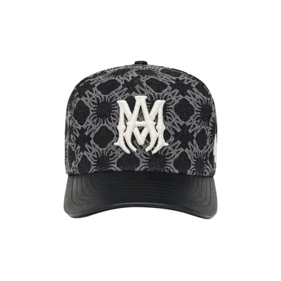 Pre-owned Amiri Ma Quad Denim Hat 'black' | Men's Size Onesize