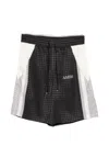 Amiri Quad Panel Side Stripe Tailored Shorts In Multi