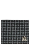 Amiri Ma Quad Coated Canvas Bifold Wallet In Black