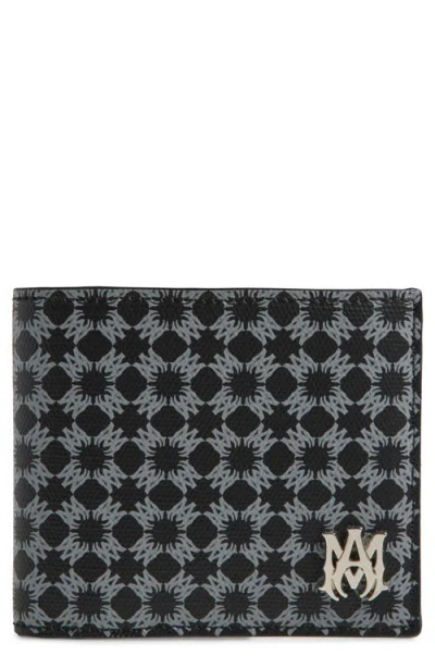Amiri Ma Quad Faux Leather Bifold Wallet In Black