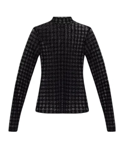 Amiri Ma Quad Flocked Top In Black