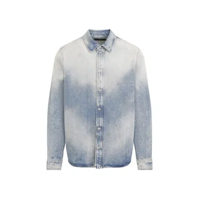 Amiri Ma Quad Interior Long Sleeves Shirt In Blue