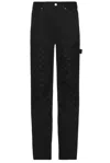 Amiri Ma Quad Jacquard Carpenter In Black