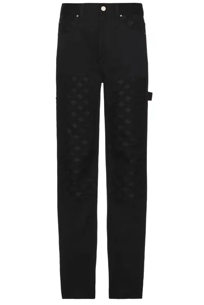 Amiri Ma Quad Jacquard Carpenter In Black