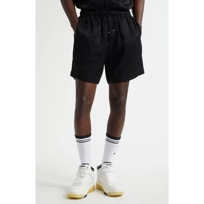 Amiri Ma Quad Jacquard Shorts In Black