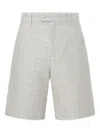 Amiri Ma Quad Jacquard Short In Gray