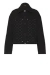 Amiri Ma Quad Jacquard Work Jacket In Black