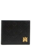 Amiri Ma Quad Leather Bifold Wallet In Black