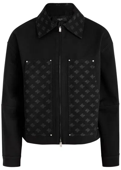 AMIRI AMIRI MA QUAD LOGO-JACQUARD TWILL JACKET