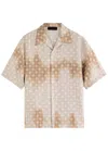 Amiri Monogram Shirt In Camel