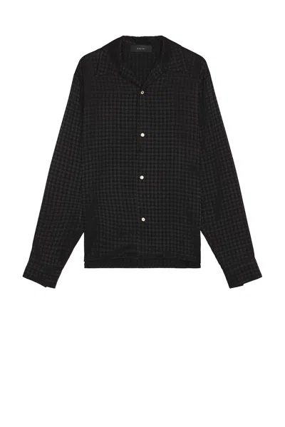 Amiri Black Ma Quad Long Sleeve Shirt