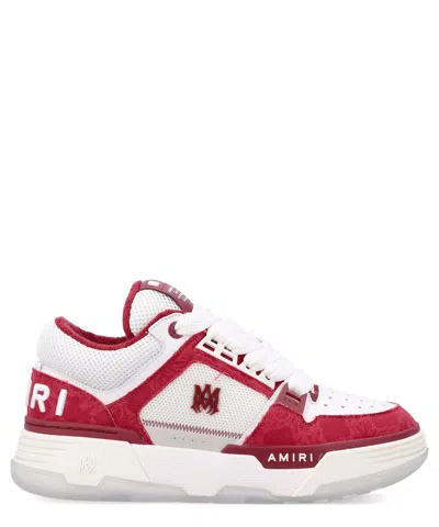 Amiri Ma Quad Ma-1 Sneakers In White Deep Red