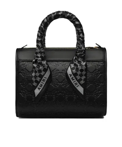 Amiri Ma Quad Micro Triangle Bag In Black
