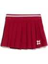 Amiri Ma Quad Mini Skirt In Red