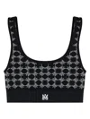 Amiri Black Ma Quad Seamless Sport Bra In Black
