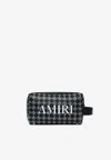 Amiri Ma Quad Monogram Pouch Bag In Black