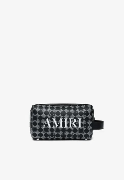 Amiri Ma Quad Monogram Pouch Bag In Black