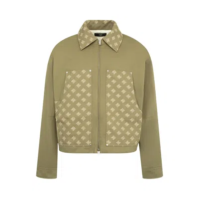 Pre-owned Amiri Ma Quad Panel Cot Work Jacket 'thyme' | Green | Men's Size Xl