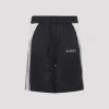 Amiri Quad Panel Side Stripe Tailored Shorts In Black