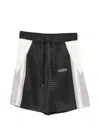 Amiri Quad Panel Side Stripe Tailored Shorts In Multi