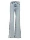 Amiri Slim With Ma Quad Patch Jeans Light Blue In Light Blue