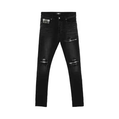 Pre-owned Amiri Ma Quad Plaid Mx1 Jean 'vintage Black' | Men's Size 30