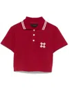 Amiri Ma Quad Polo Top In Red