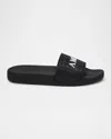 Amiri Ma Quad Logo-embossed Slides