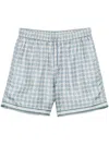Amiri Ma-quad Printed Bermuda Shorts In Blue