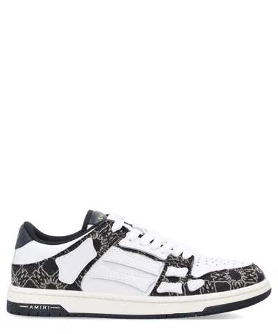AMIRI MA QUAD SKEL LOW TOP SNEAKERS